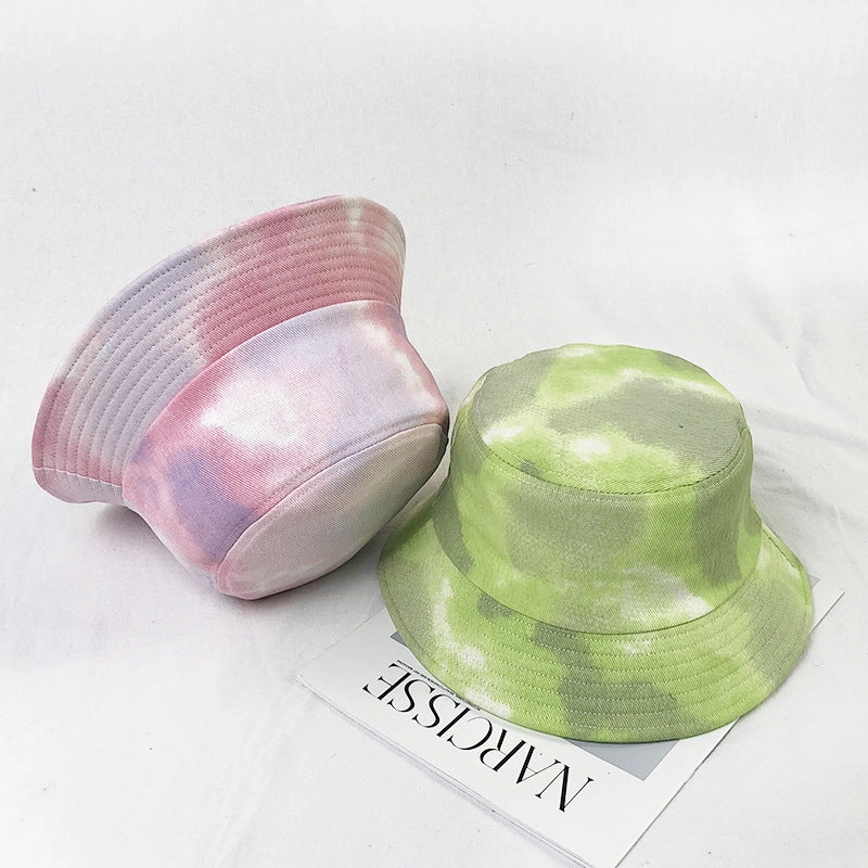 Wholesale Tie Dye Reversible Sun Visor Versatile Fisherman Hat