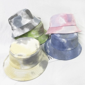 Wholesale Tie Dye Reversible Sun Visor Versatile Fisherman Hat