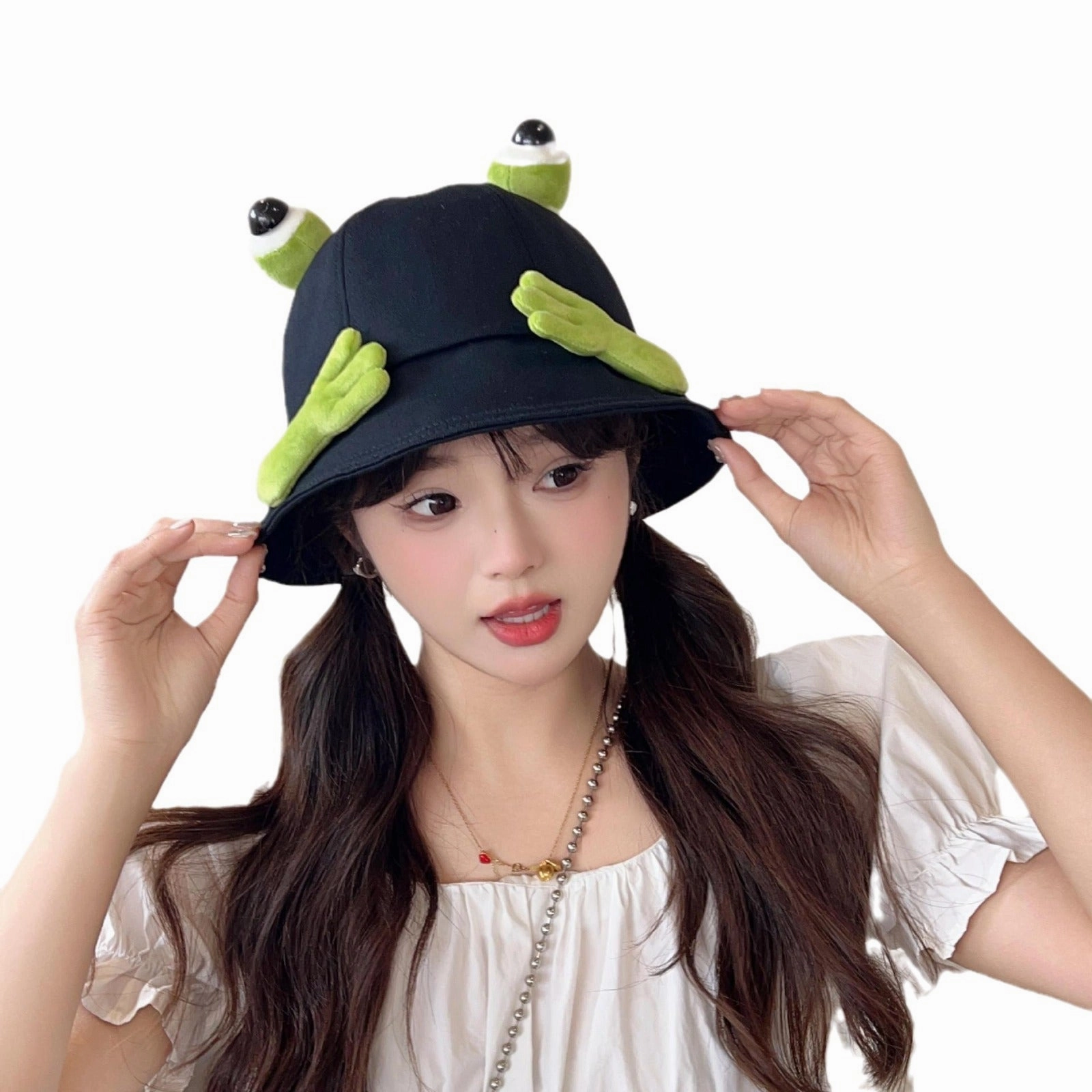 Wholesale Travel Versatile Sun Protection Sun Visor Cartoon Cute Fisherman Hat