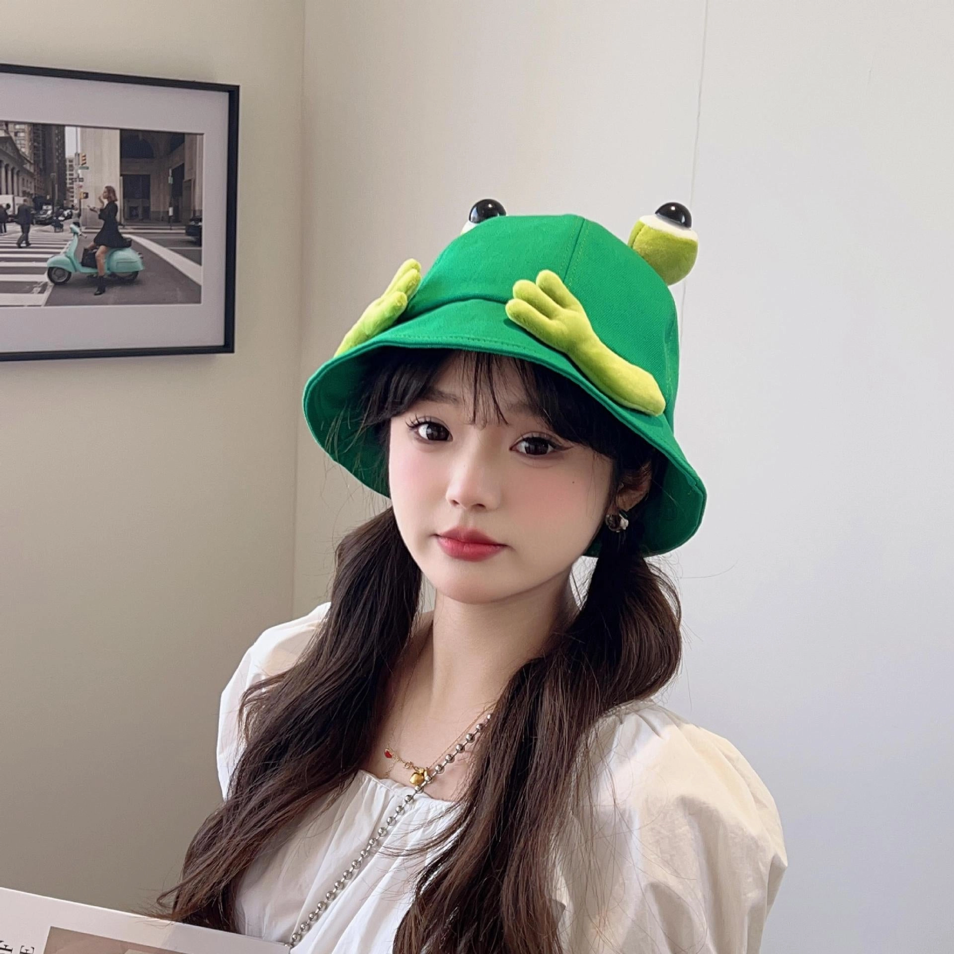 Wholesale Travel Versatile Sun Protection Sun Visor Cartoon Cute Fisherman Hat