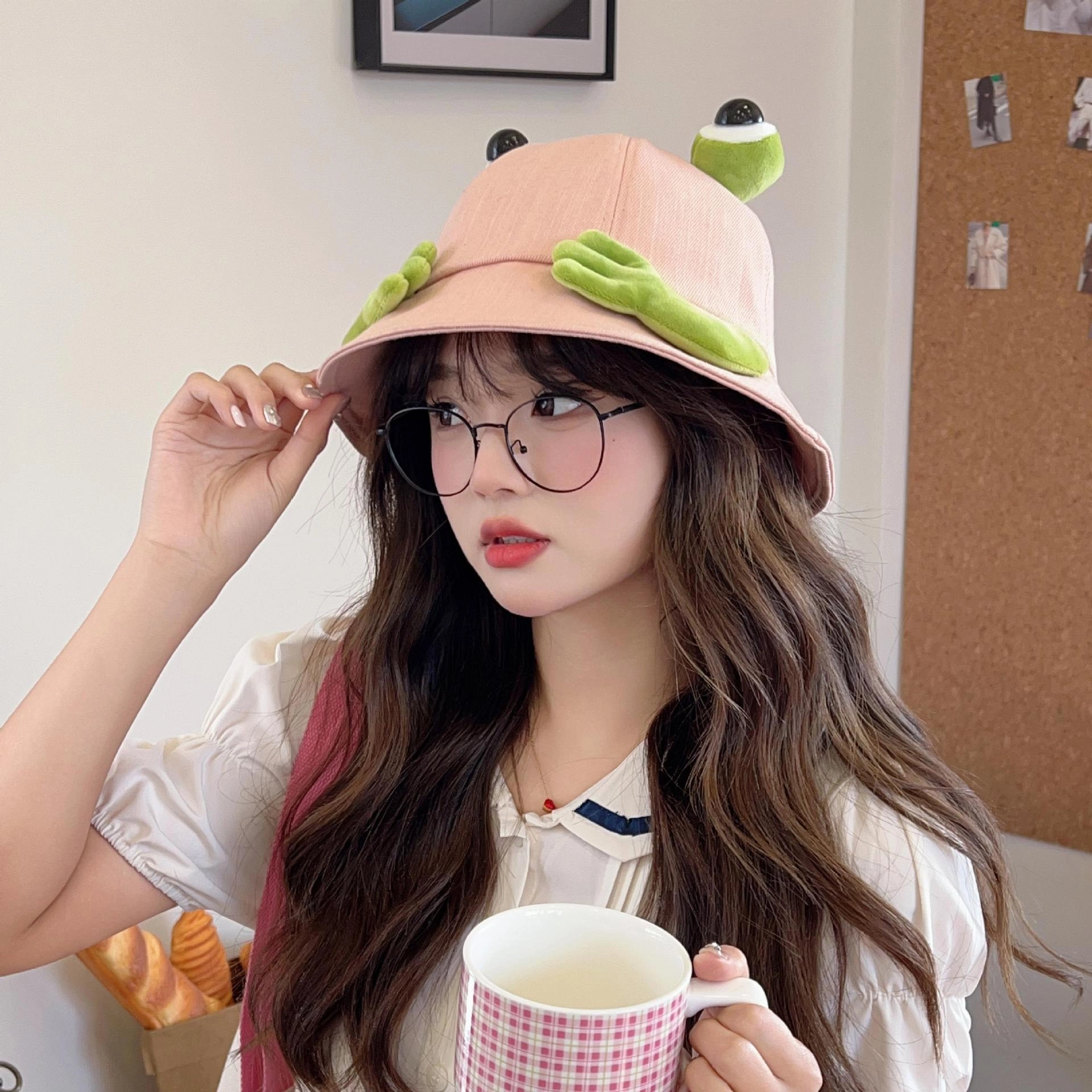 Wholesale Travel Versatile Sun Protection Sun Visor Cartoon Cute Fisherman Hat