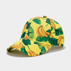 Wholesale Tropical Fruit Banana Print Baseball Cap