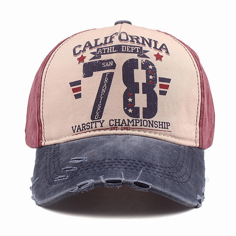 Wholesale Truck Baseball Cap Washed Coating Sunshade Casual Duck Tongue Baseball Cap Cotton Korean Hat