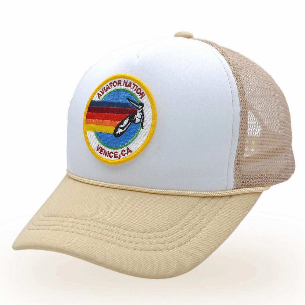 Wholesale Trucker Hat Summer Beach Mesh Cap Baseball Cap