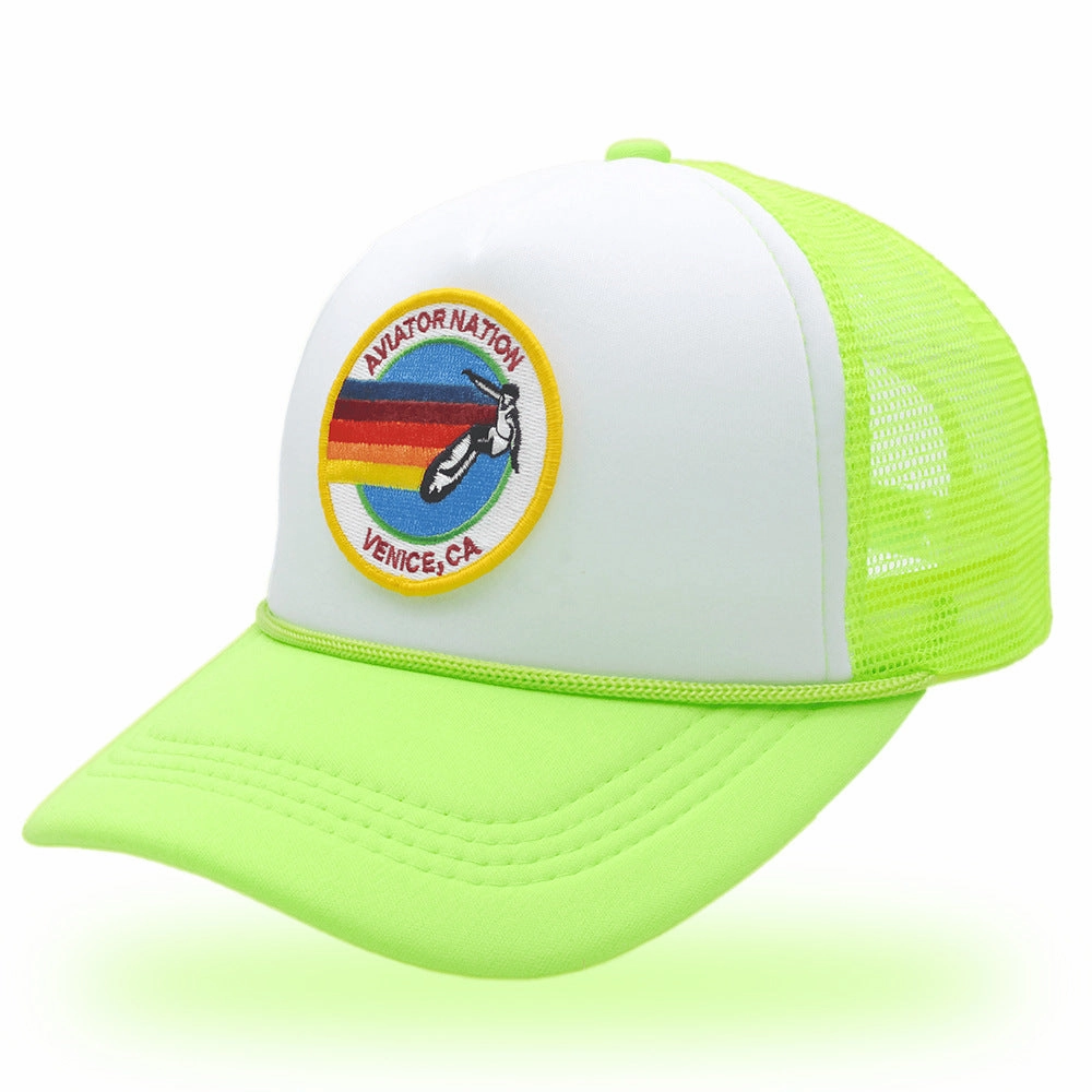 Wholesale Trucker Hat Summer Beach Mesh Cap Baseball Cap