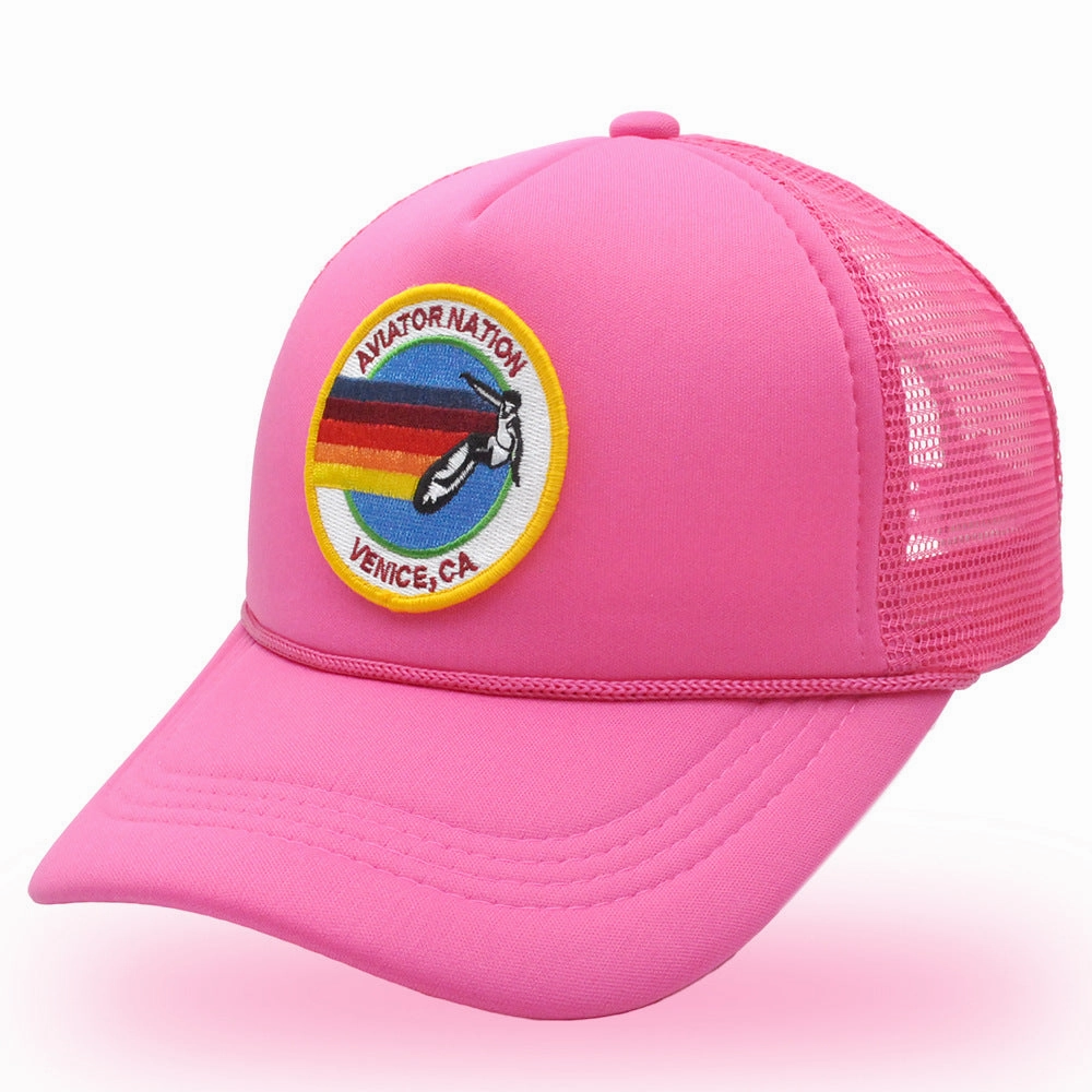 Wholesale Trucker Hat Summer Beach Mesh Cap Baseball Cap