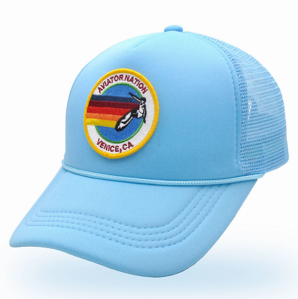 Wholesale Trucker Hat Summer Beach Mesh Cap Baseball Cap