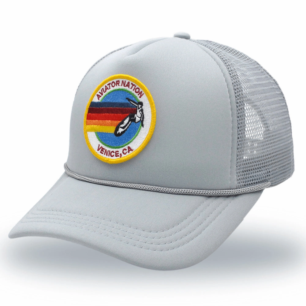 Wholesale Trucker Hat Summer Beach Mesh Cap Baseball Cap