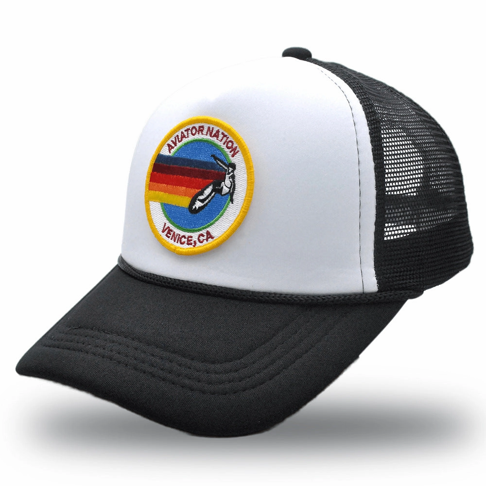 Wholesale Trucker Hat Summer Beach Mesh Cap Baseball Cap