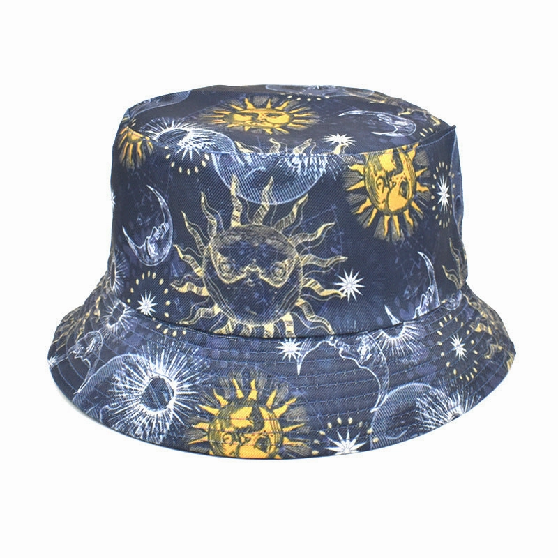 Wholesale Undersea Animal Mushroom Printed Sun Visor Fisherman Hat