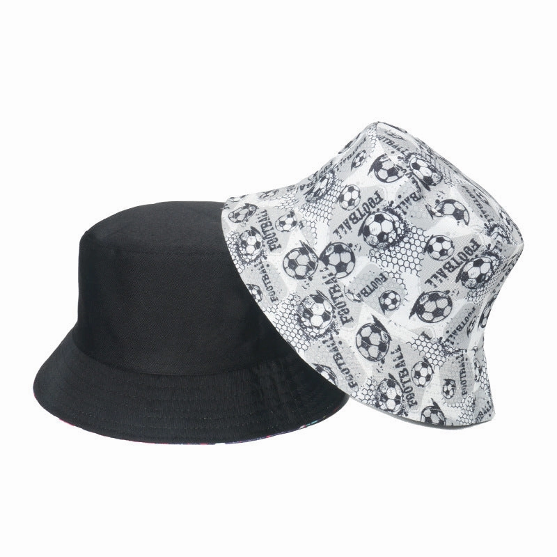 Wholesale Union Jack Football Print Polyester Bucket Hat