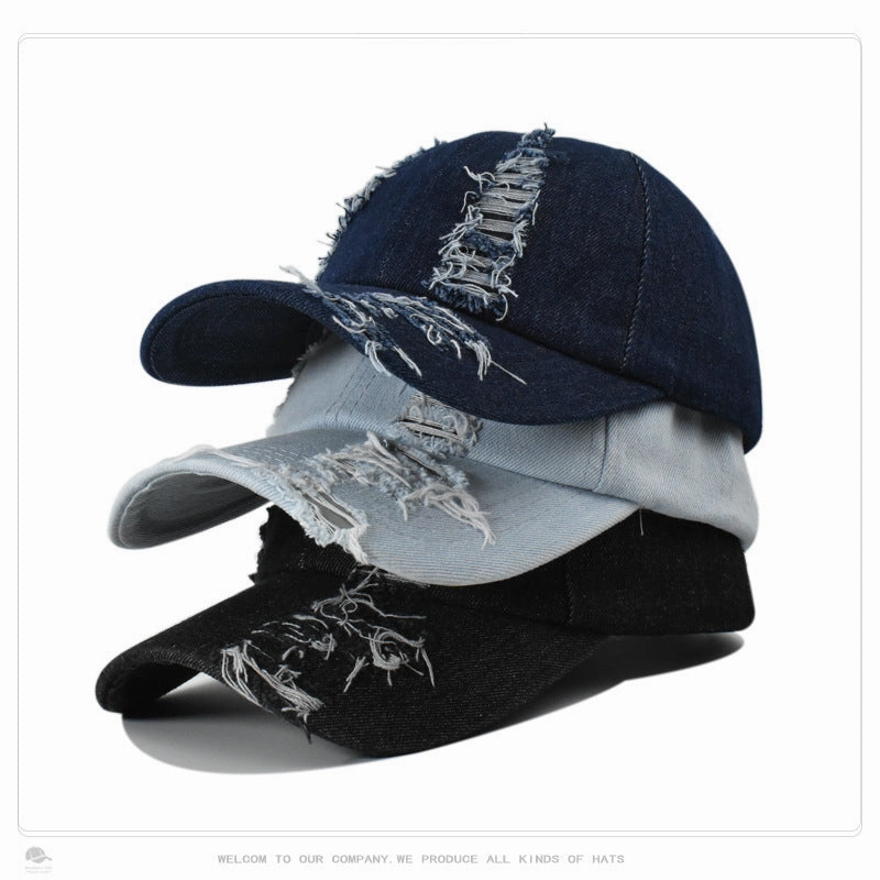 Wholesale Unique Fashionable Washed Denim Baseball Cap