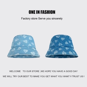Wholesale Valentine's Day Blue Love Cowboy Hats