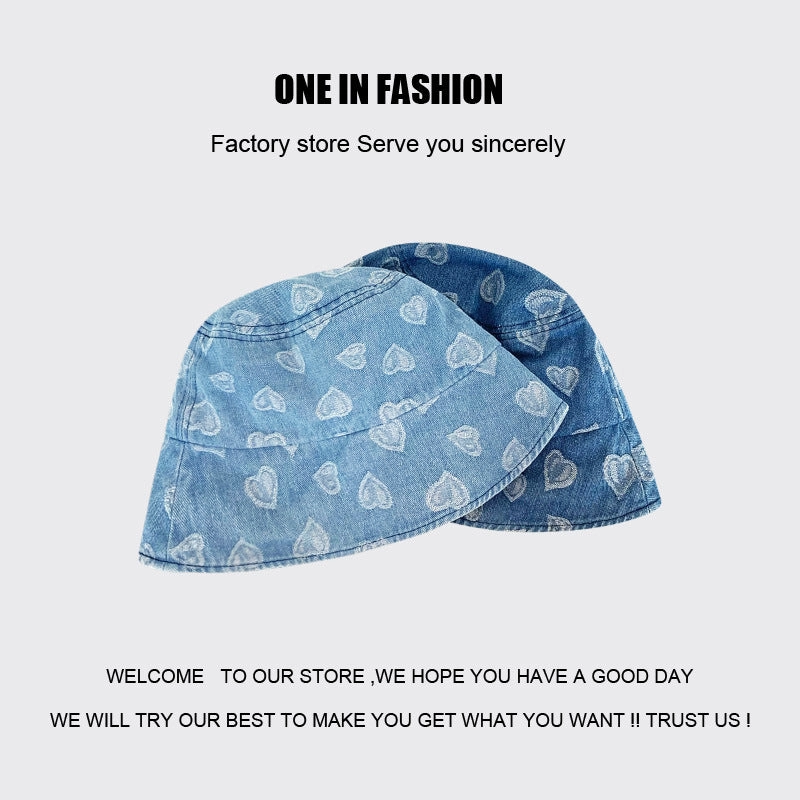 Wholesale Valentine's Day Blue Love Cowboy Hats