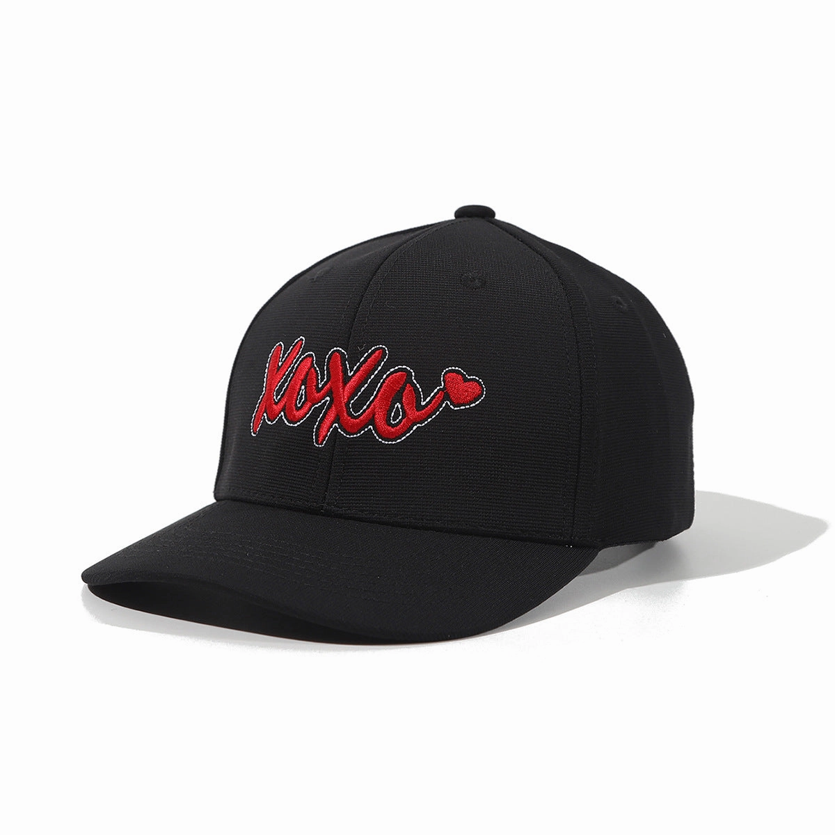Wholesale Valentine's Day XOXO Embroidery Fashion Hard Top Baseball Cap