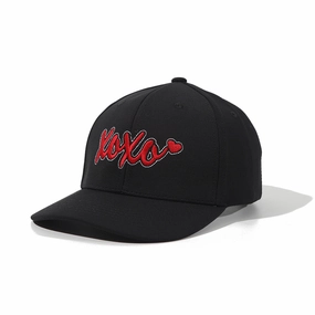 Wholesale Valentine's Day XOXO Embroidery Fashion Hard Top Baseball Cap