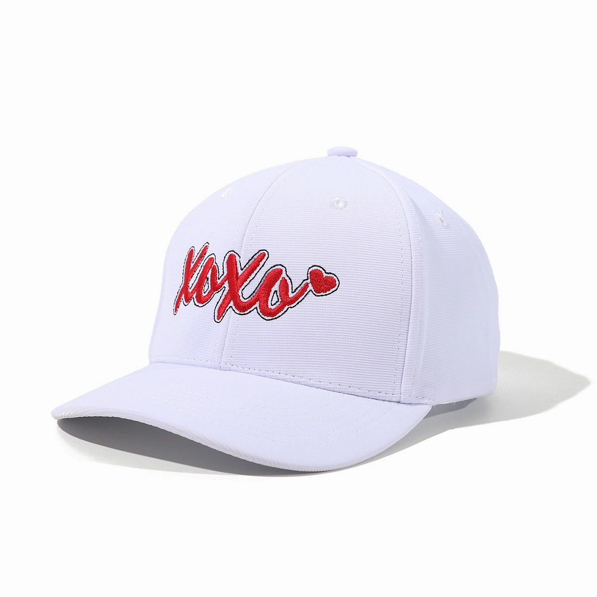 Wholesale Valentine's Day XOXO Embroidery Fashion Hard Top Baseball Cap