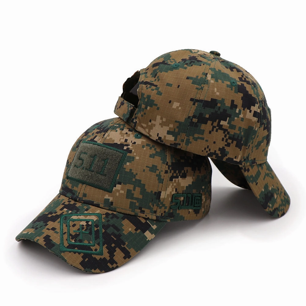 Wholesale Velcro Tactical Camouflage Baseball Cap