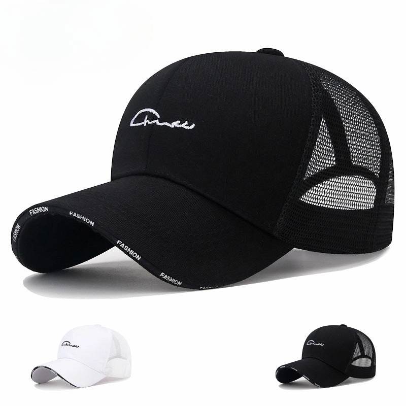 Wholesale Versatile Sun Visor Black and White Casual Baseball Cap