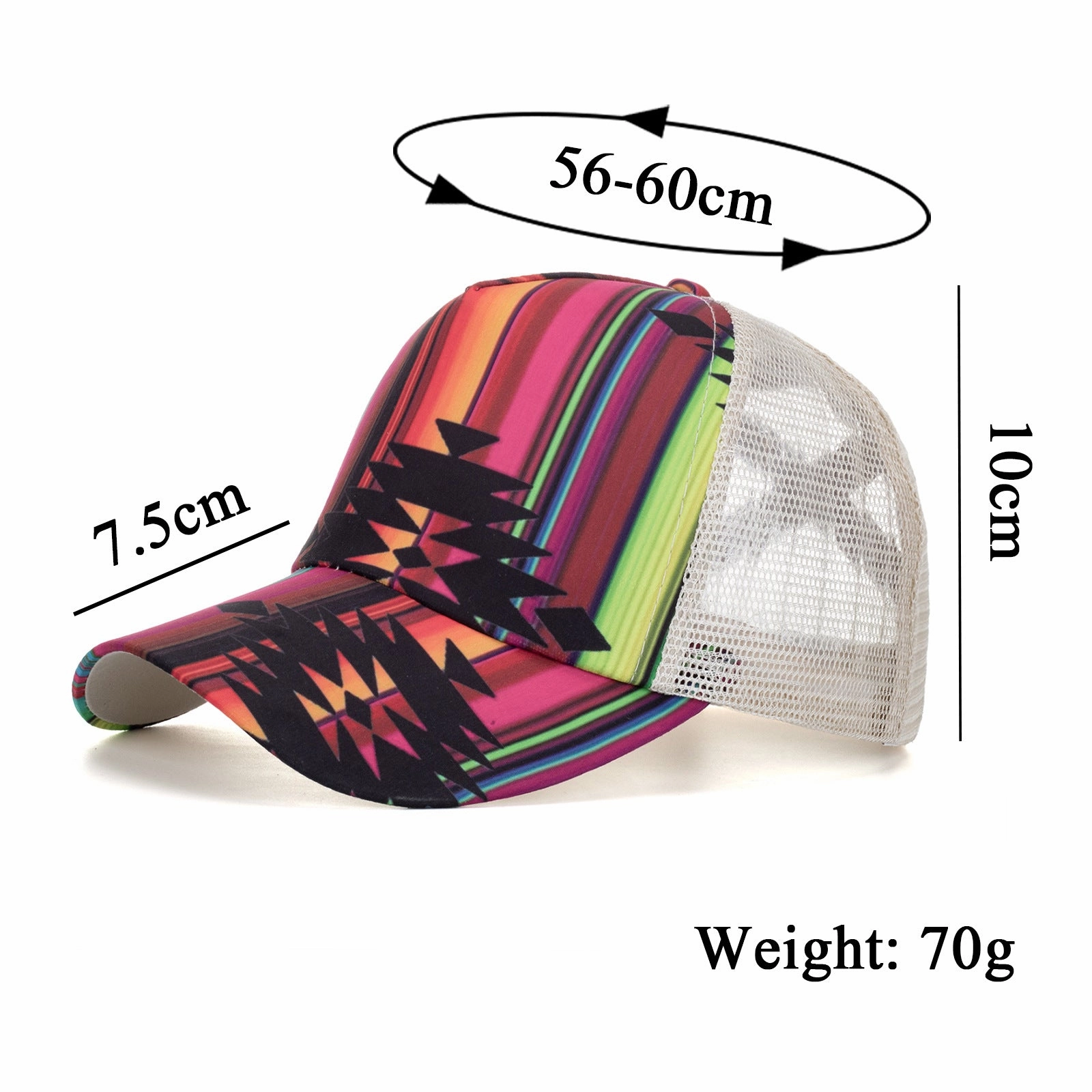 Wholesale Vertical horizontal bar single cross mesh baseball cap