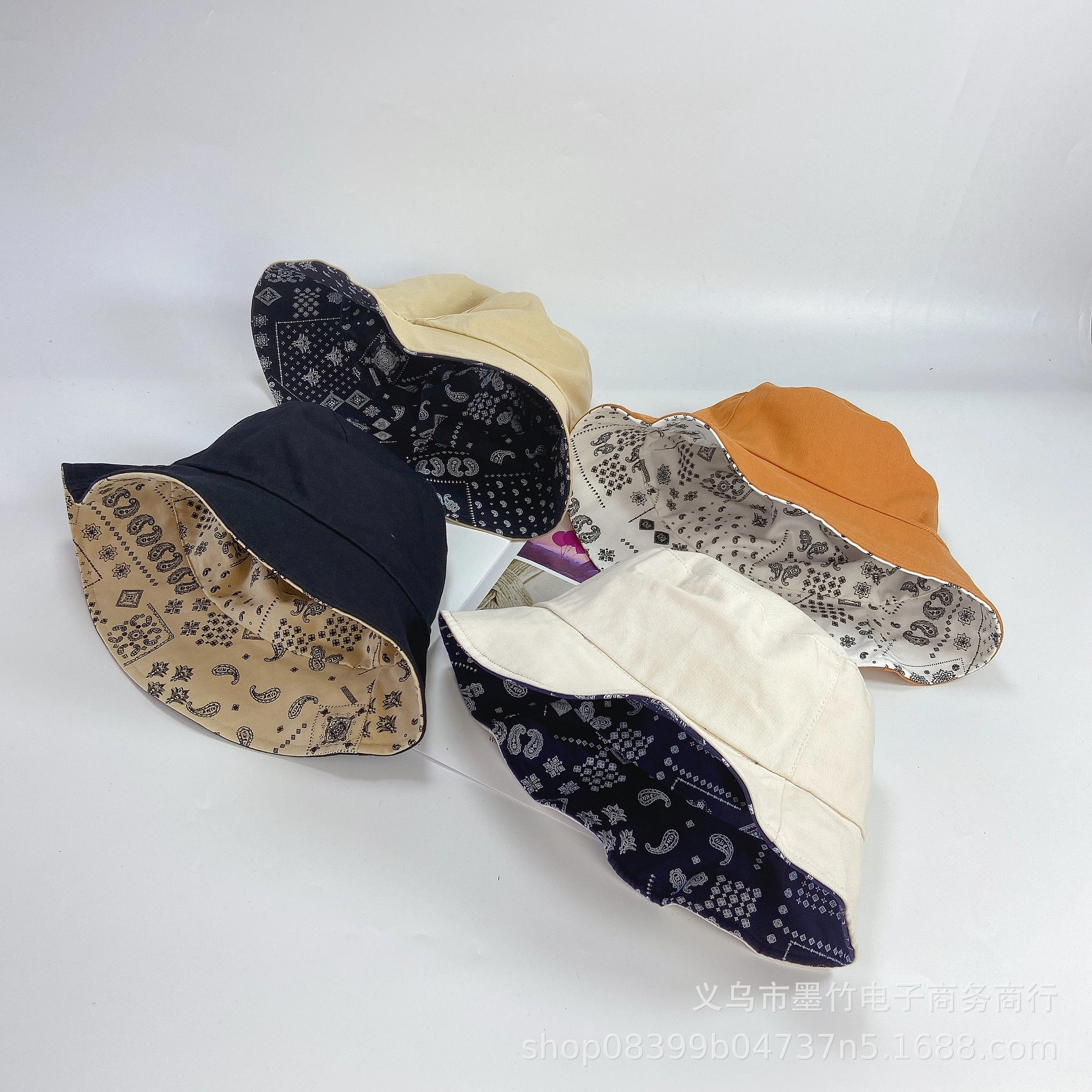 Wholesale Vintage Reversible Cotton Fisherman Hat