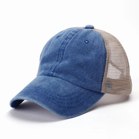Wholesale Vintage Washed Cotton Solid Color Light Plate Sunshade Hat