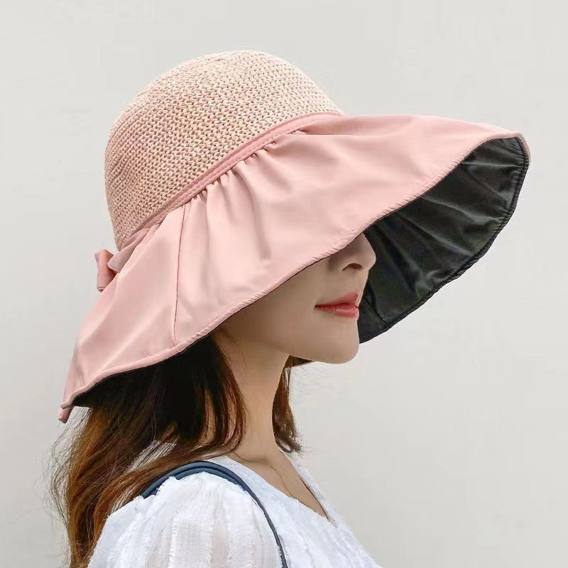 Wholesale Vinyl UV Protection Sunshade Big Brim Fisherman Hat