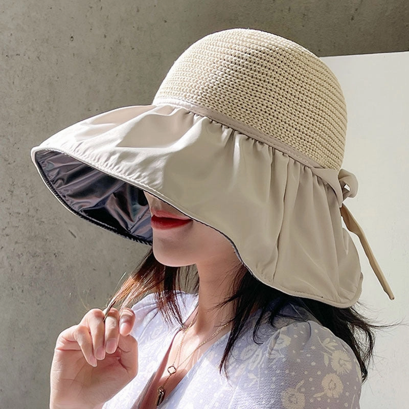 Wholesale Vinyl UV Protection Sunshade Big Brim Fisherman Hat