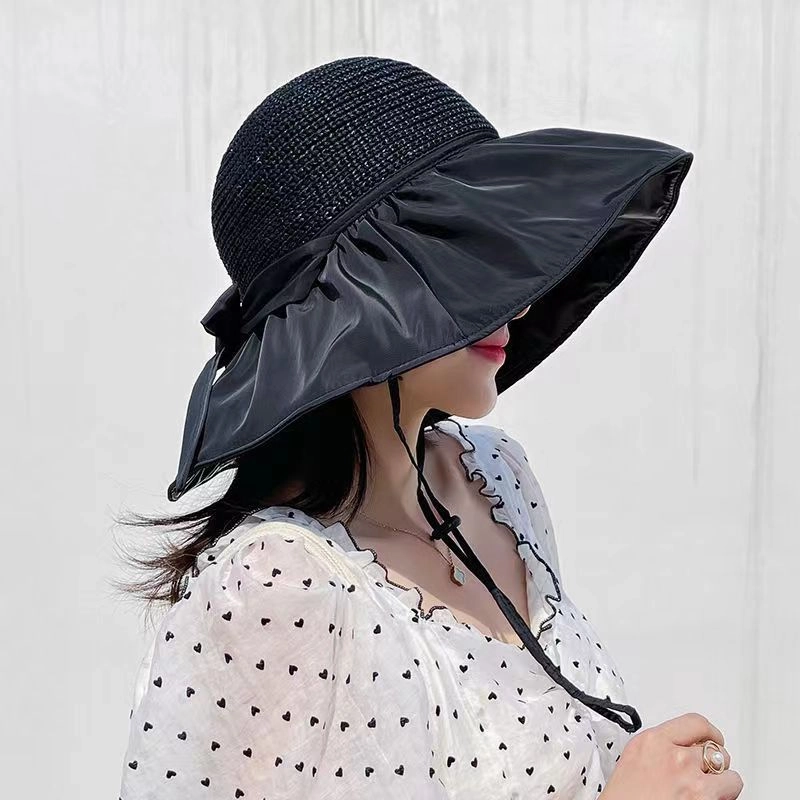Wholesale Vinyl UV Protection Sunshade Big Brim Fisherman Hat