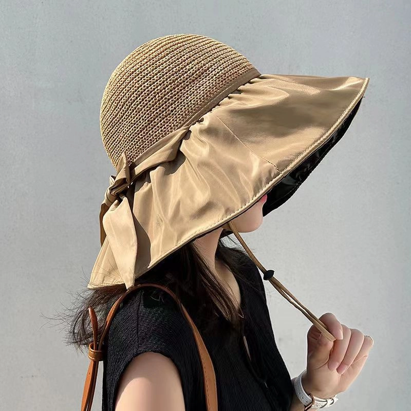 Wholesale Vinyl UV Protection Sunshade Big Brim Fisherman Hat