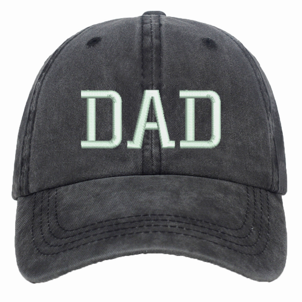 Wholesale Washed Cotton DAD MOM 3D Embroidered Baseball Cap