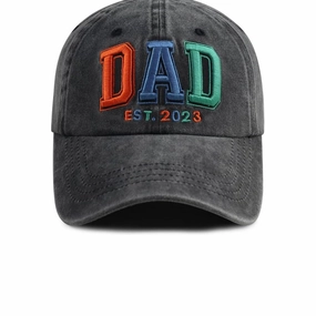 Wholesale Washed Cotton DAD MOM 3D Embroidery Hip Hop Baseball Cap