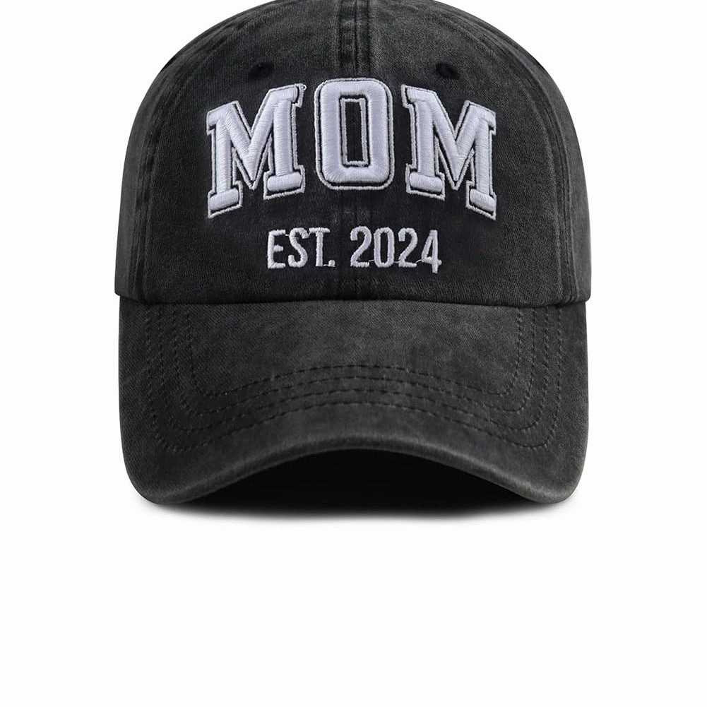 Wholesale Washed Cotton DAD MOM 3D Embroidery Hip Hop Baseball Cap