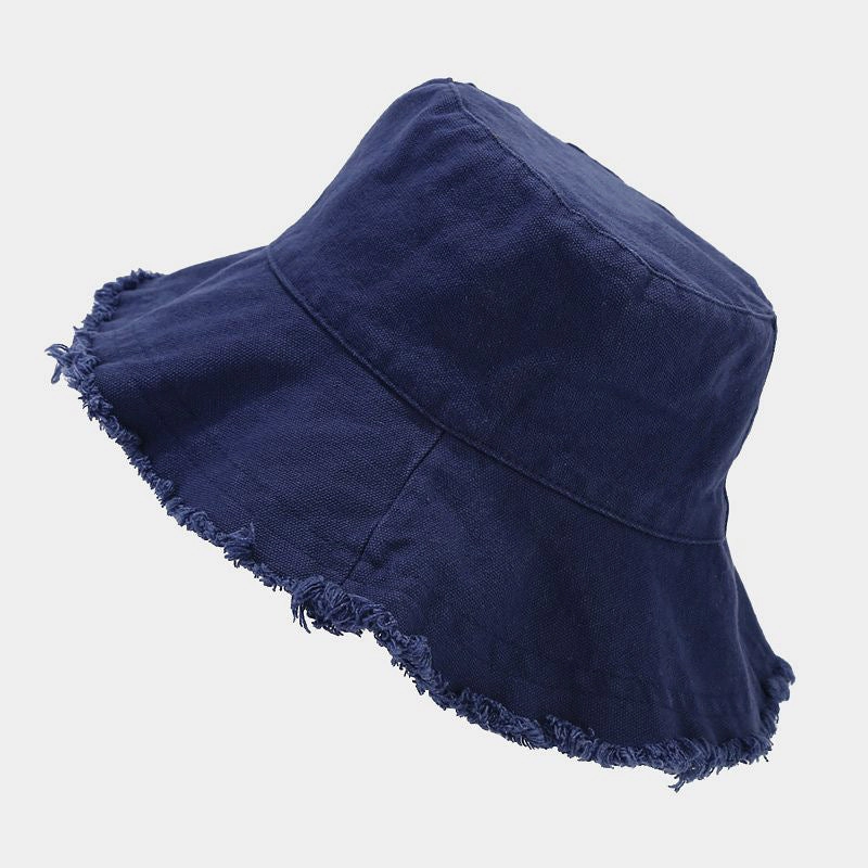 Wholesale Washed Cotton New Fringe Fisherman Hat