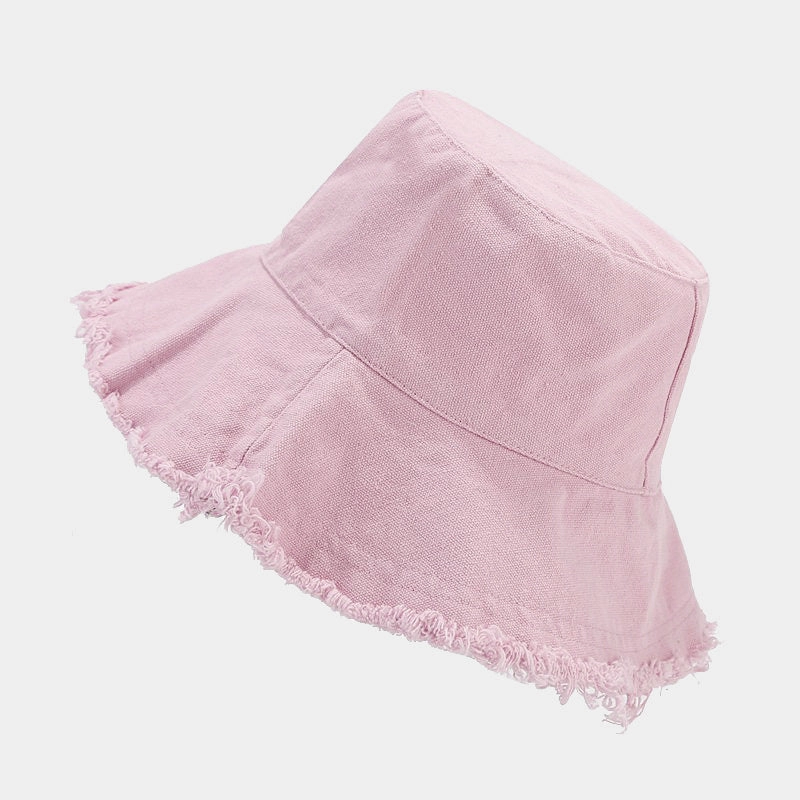 Wholesale Washed Cotton New Fringe Fisherman Hat