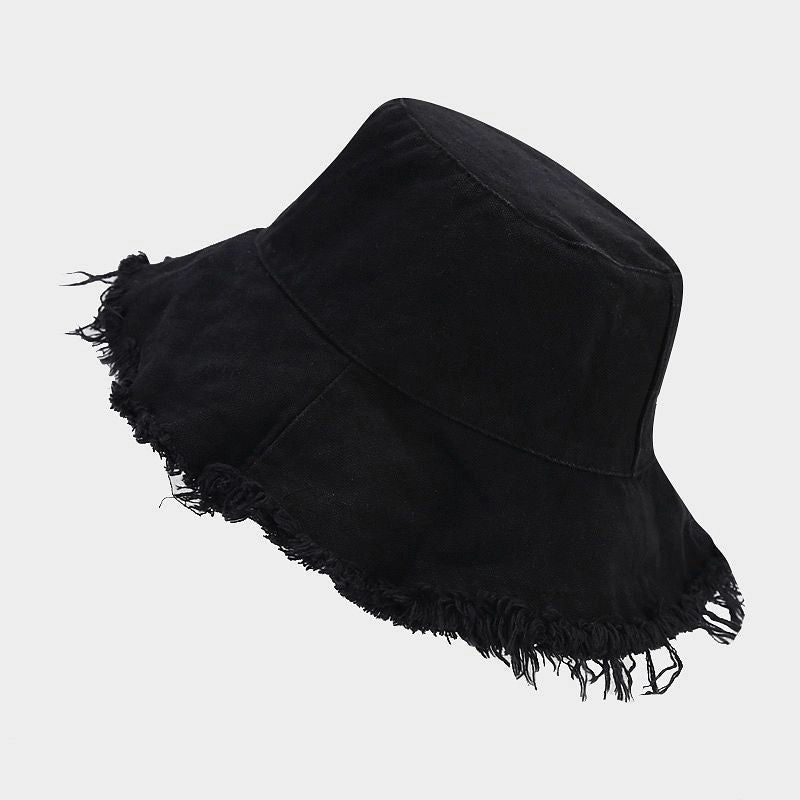 Wholesale Washed Cotton New Fringe Fisherman Hat