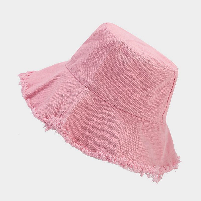 Wholesale Washed Cotton New Fringe Fisherman Hat