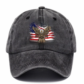 Wholesale Washed Cotton Printed Dad Hat Retro Baseball Cap