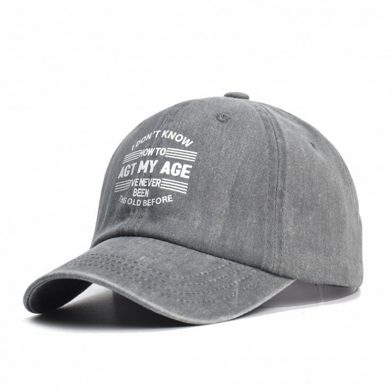 Wholesale Washed Cotton Printed Distressed Vintage Hat