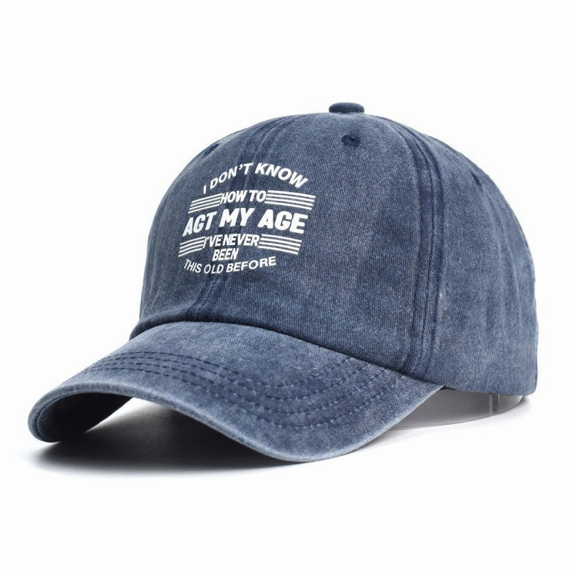 Wholesale Washed Cotton Printed Distressed Vintage Hat