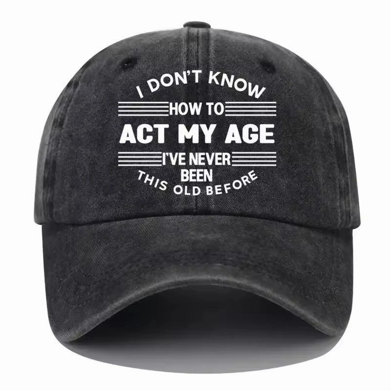 Wholesale Washed Cotton Printed Distressed Vintage Hat