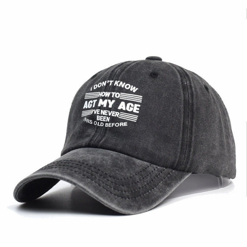 Wholesale Washed Cotton Printed Distressed Vintage Hat