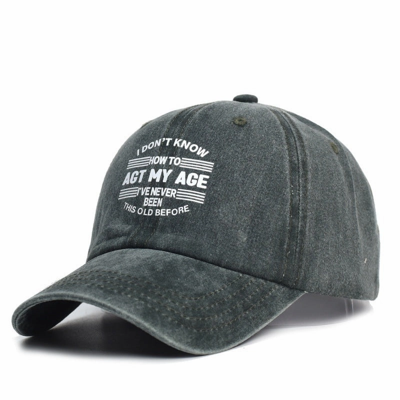 Wholesale Washed Cotton Printed Distressed Vintage Hat