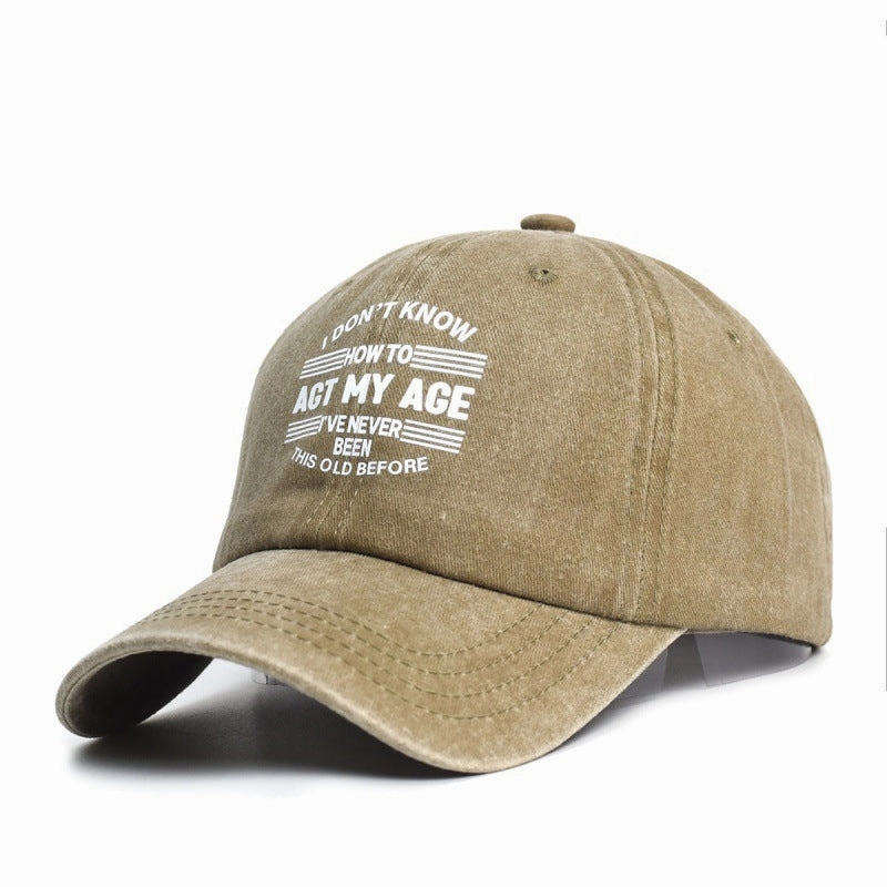 Wholesale Washed Cotton Printed Distressed Vintage Hat