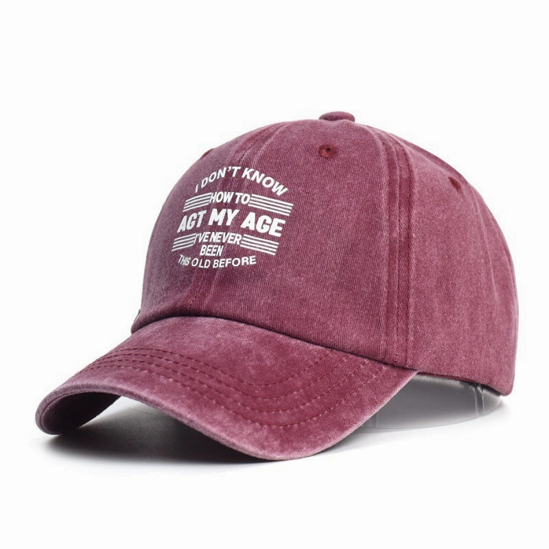 Wholesale Washed Cotton Printed Distressed Vintage Hat