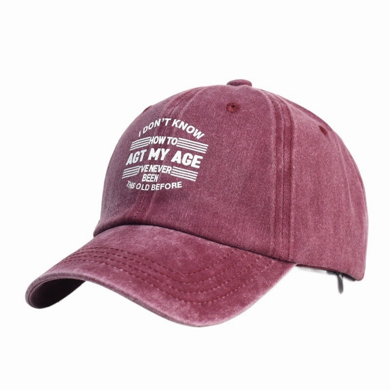 Wholesale Washed Cotton Printed Distressed Vintage Hat