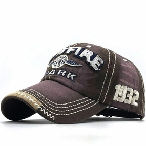 Wholesale Washed Cotton Soft Top Letter Embroidery Distressed Sun Hat