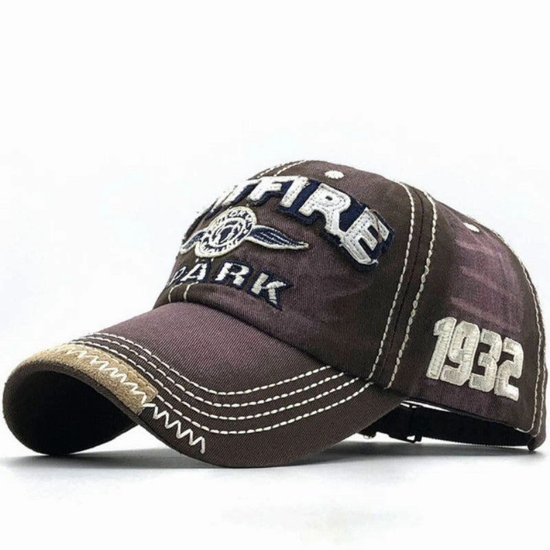 Wholesale Washed Cotton Soft Top Letter Embroidery Distressed Sun Hat