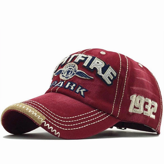 Wholesale Washed Cotton Soft Top Letter Embroidery Distressed Sun Hat