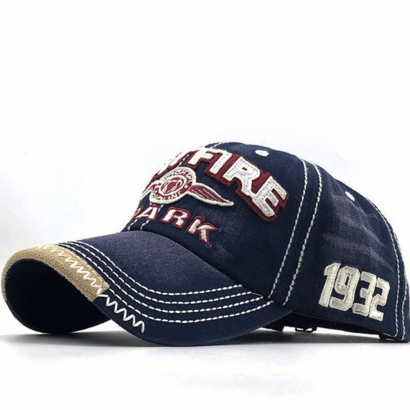 Wholesale Washed Cotton Soft Top Letter Embroidery Distressed Sun Hat